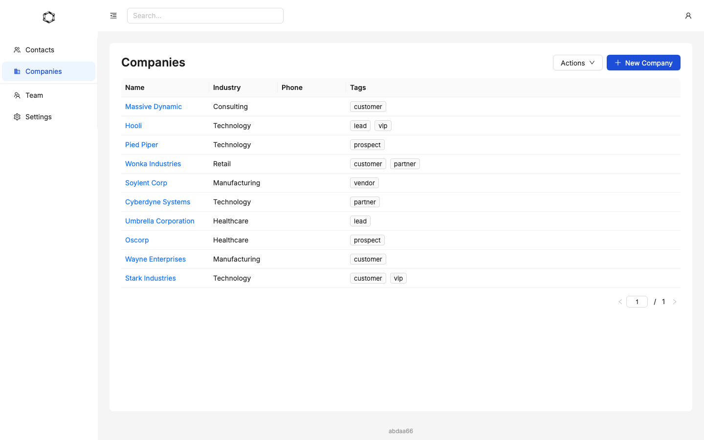 Driftwood CRM companies directory